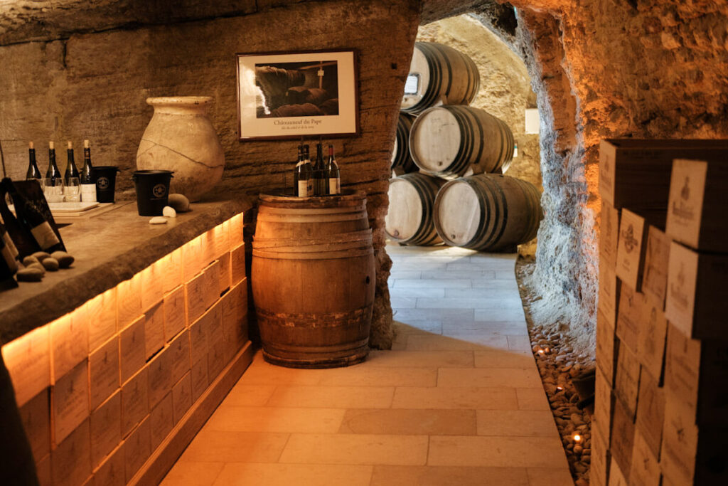 Cave Le Vergier de Papes Chateauneuf du Pape Reislegende