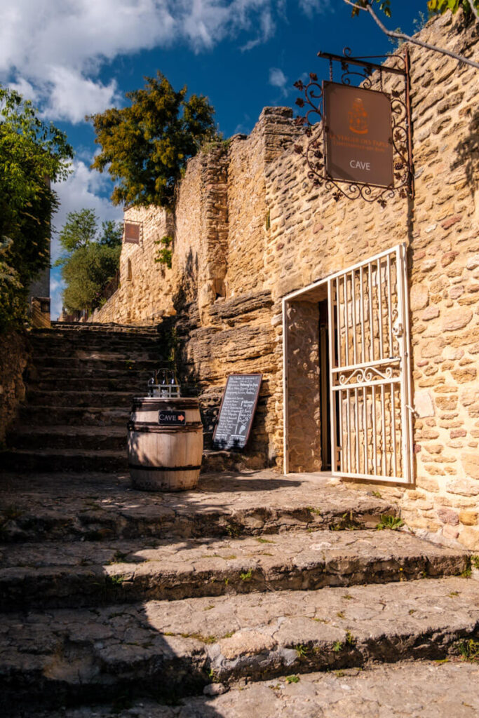 Chateauneuf du Pape dorp Reislegende