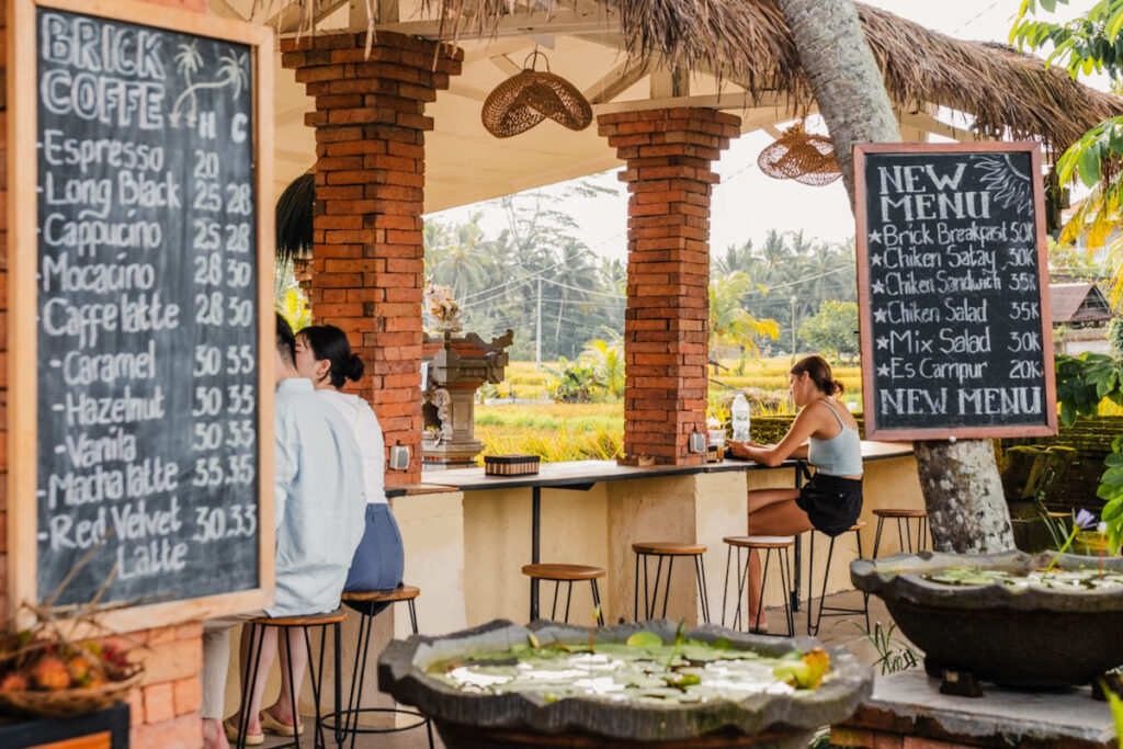 Lekker eten in Ubud Bali Brick Warung - Reislegende.nl