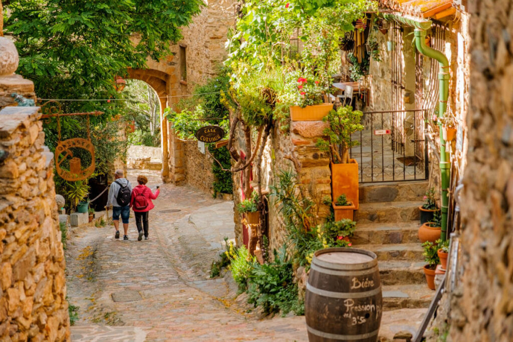 Castelnou mooie dorpjes Zuid-Frankrijk Reislegende