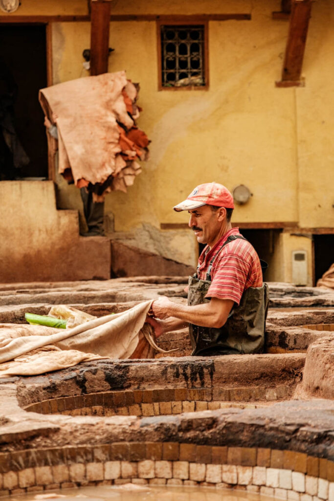 Fez Chouara Tannery Marokko Reislegende