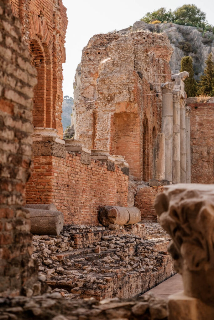 Grieks theater in Taormina Sicilie Reislegende