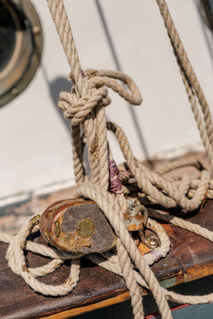 Historische zeilschepen in haven Canet en Roussillon Reislegende