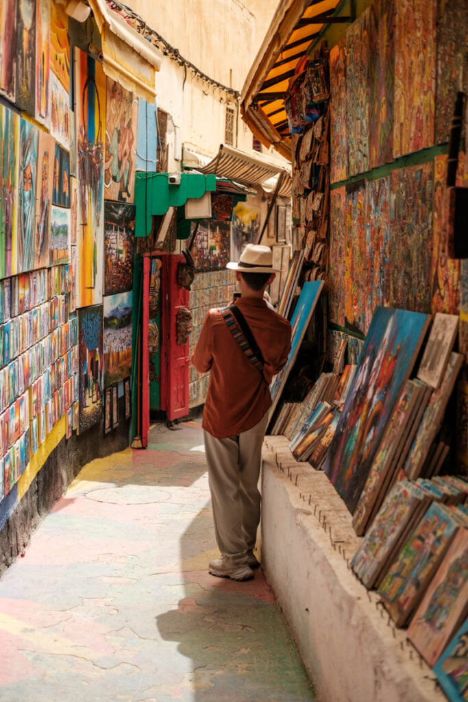 Kunst in Fez medina Reislegende