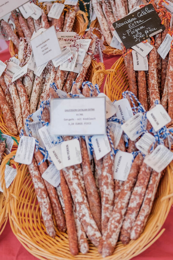 Markt in Canet en Roussillon Reislegende