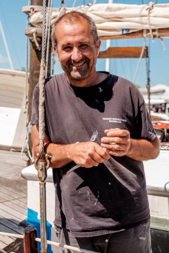 Schipper in Canet en Roussillon Reislegende