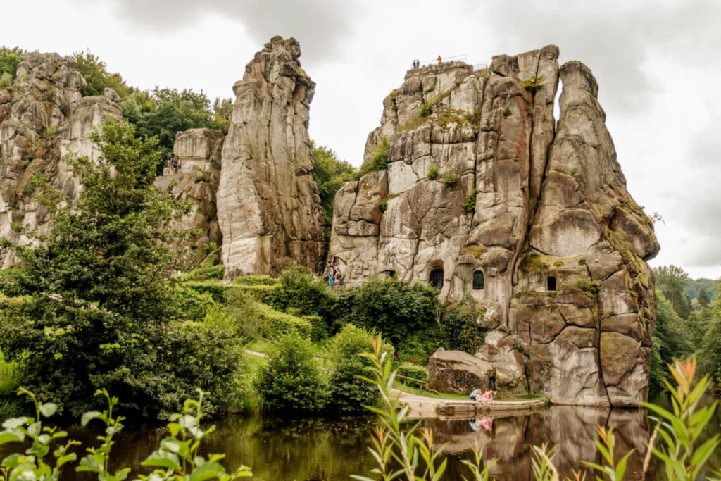 Duitsland Externsteine Teutoburger Wald Reislegende