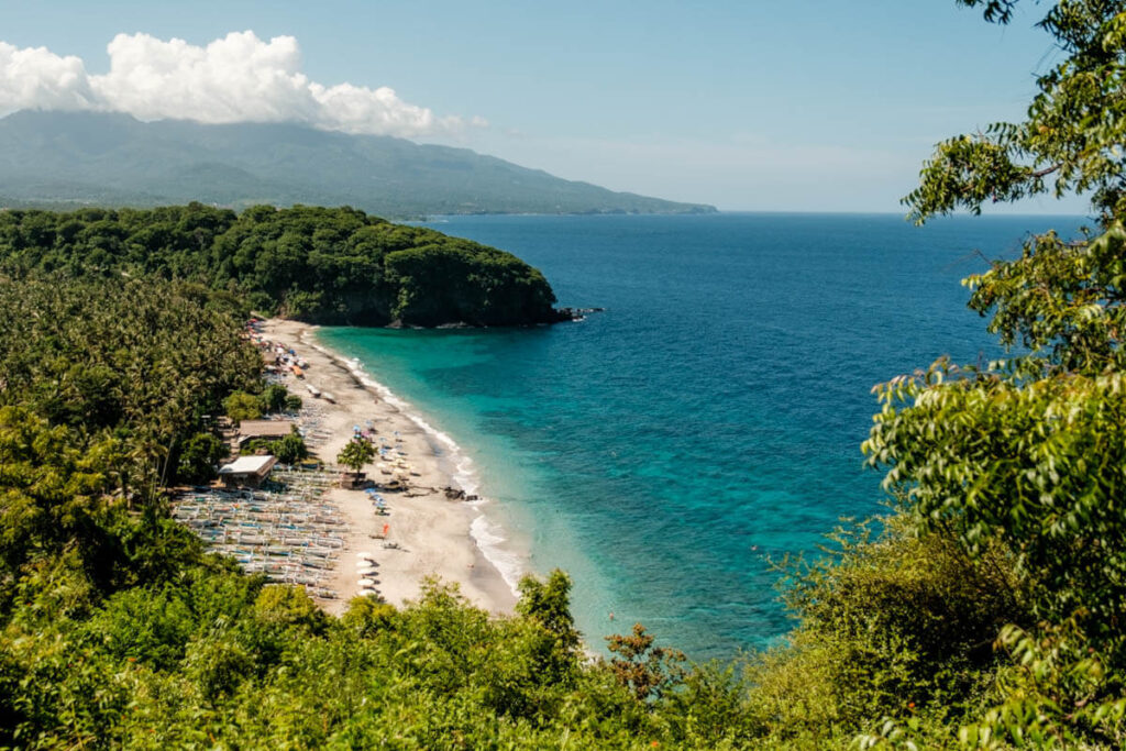 Oost Bali mooie stranden White Sand Beach Reislegende