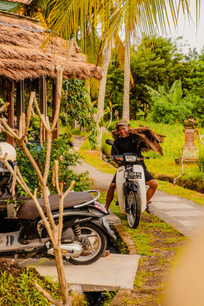 Sweet Orange Walk Trail Kajeng rice fields Ubud Bali Reislegende