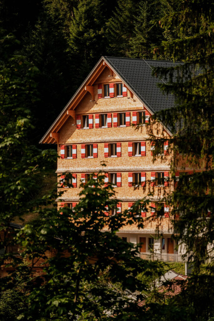 Berghaus Schrocken accommodatie in Bregenzerwald Reislegende