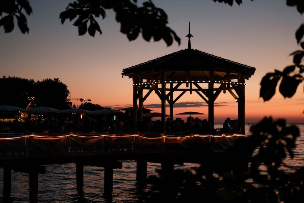 Boulevard in Bregenz Reislegende