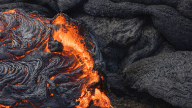 Sundhnukagigar erupties in IJsland