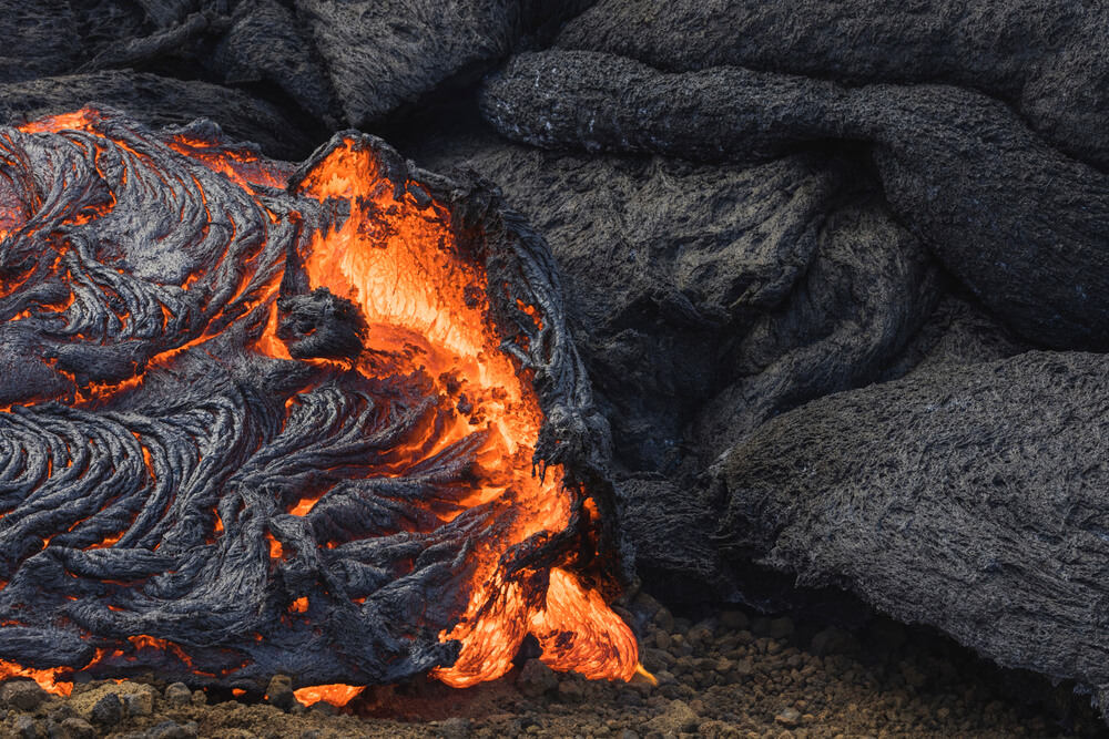 Sundhnukagigar erupties in IJsland