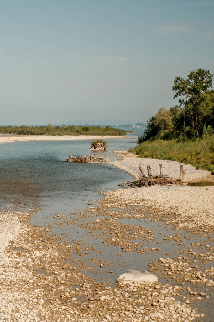 Zomer in Bregenz rivier Reislegende