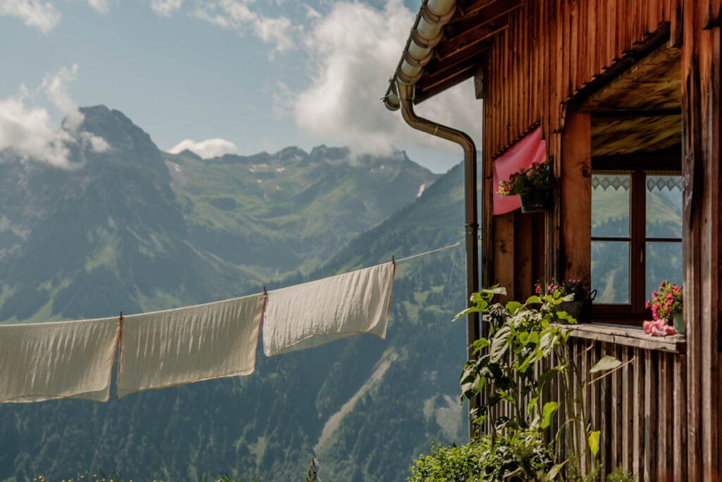 Zomer in Bregenzerwald Unterdiedams kaasmakerij Reislegende