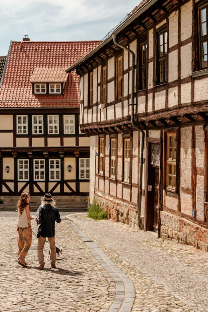 Quedlinburg Schlossberg straatjes