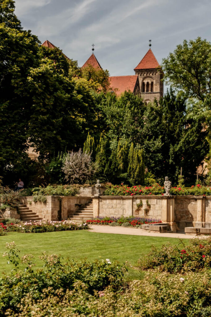 Quedlinburg Schlossberg tuin