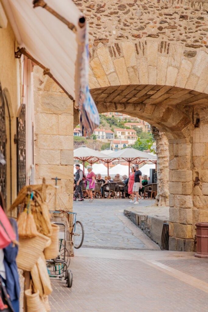 Collioure oude stadsmuren Frankrijk Reislegende