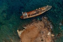 Edro III scheepswrak Cyprus drone