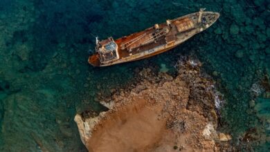 Edro III scheepswrak Cyprus drone