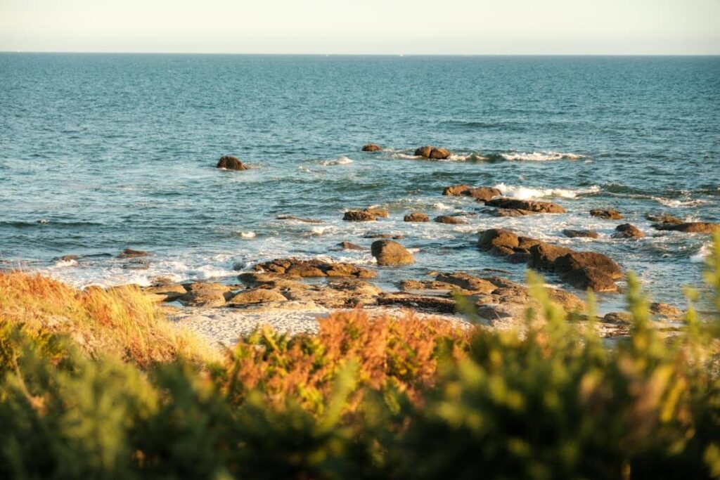 Fouesnant stranden bij Beg Meil Bretagne Frankrijk Reislegende