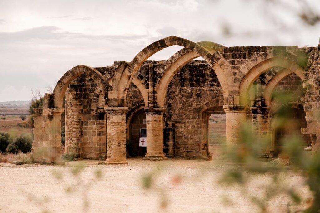 Latin church of Saint Mamas Agios Sozomenos Cyprus Reislegende