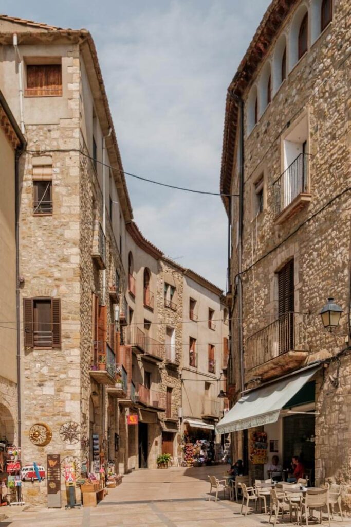 Middeleeuwse centrum Besalu Spanje Catalonie Reislegende