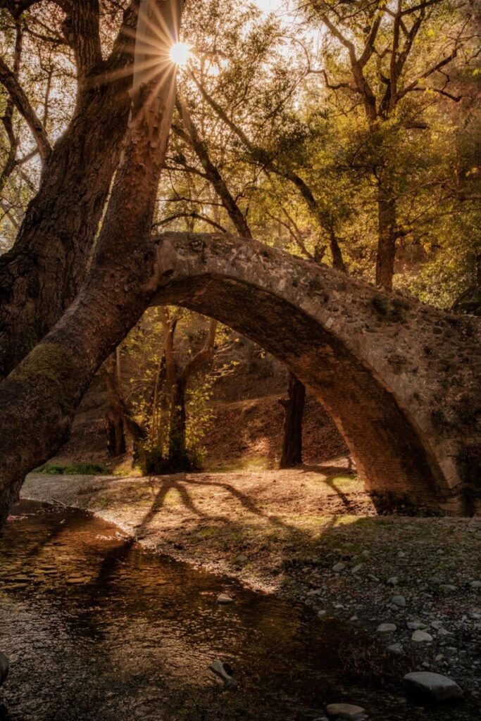 Venetiaanse bruggen Cyprus Tzelefos Bridge