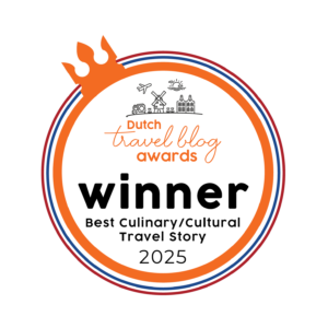 Dutch Travel Blog Award winnaar best culinary cultural travel story 2024 Melissa Peltenburg Reislegende.nl