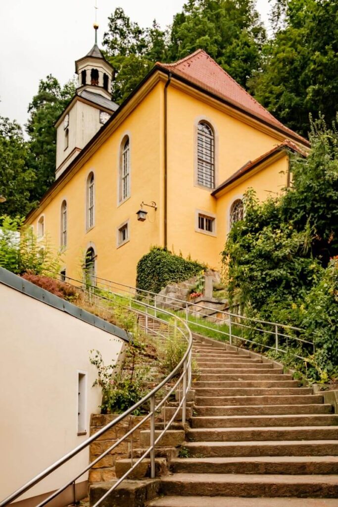 Duitsland Oybin Bergkirche Saksen Reislegende