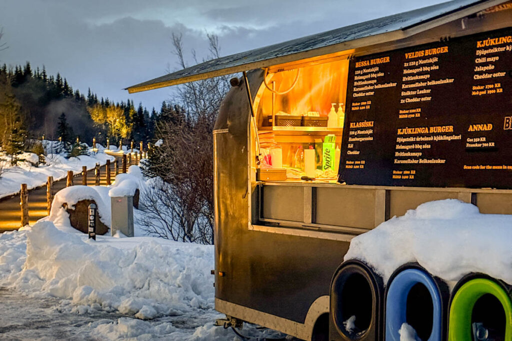 Foodtruck Forest Lagoon Skogarbod Akureyri Reislegende