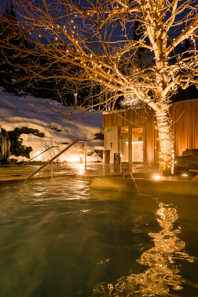 Sauna Forest Lagoon Akureyri IJsland Reislegende