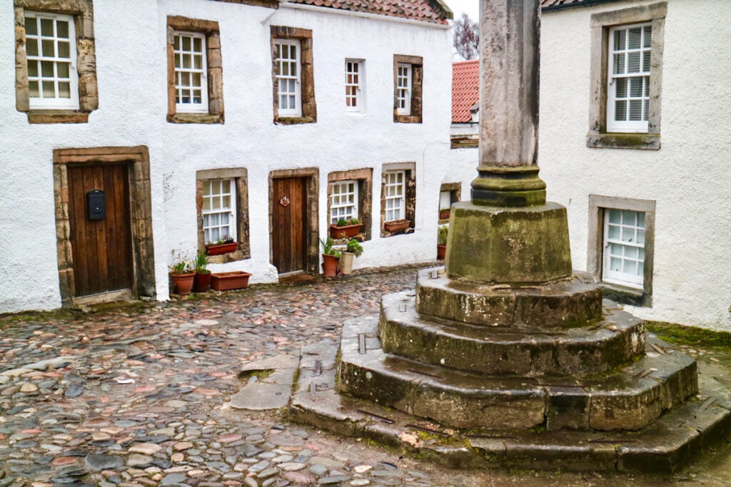 Mercat Cross Culross Schotland Reislegende