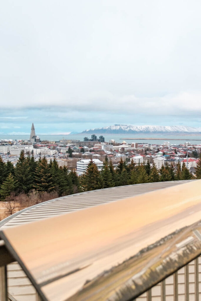 Perlan museum observatiedek Reykjavik Reislegende