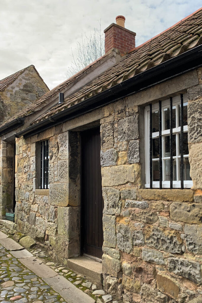 Straatjes in Falkland in Fife Schotland Reislegende