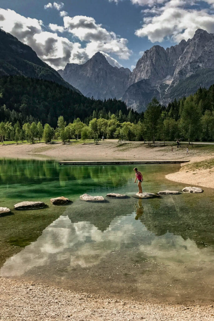 Triglav National Park Lake Jasna Slovenie Reislegende