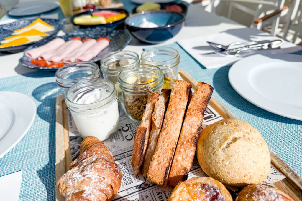 Continental breakfast Martinhal Quinta do Lago Portugal Reislegende